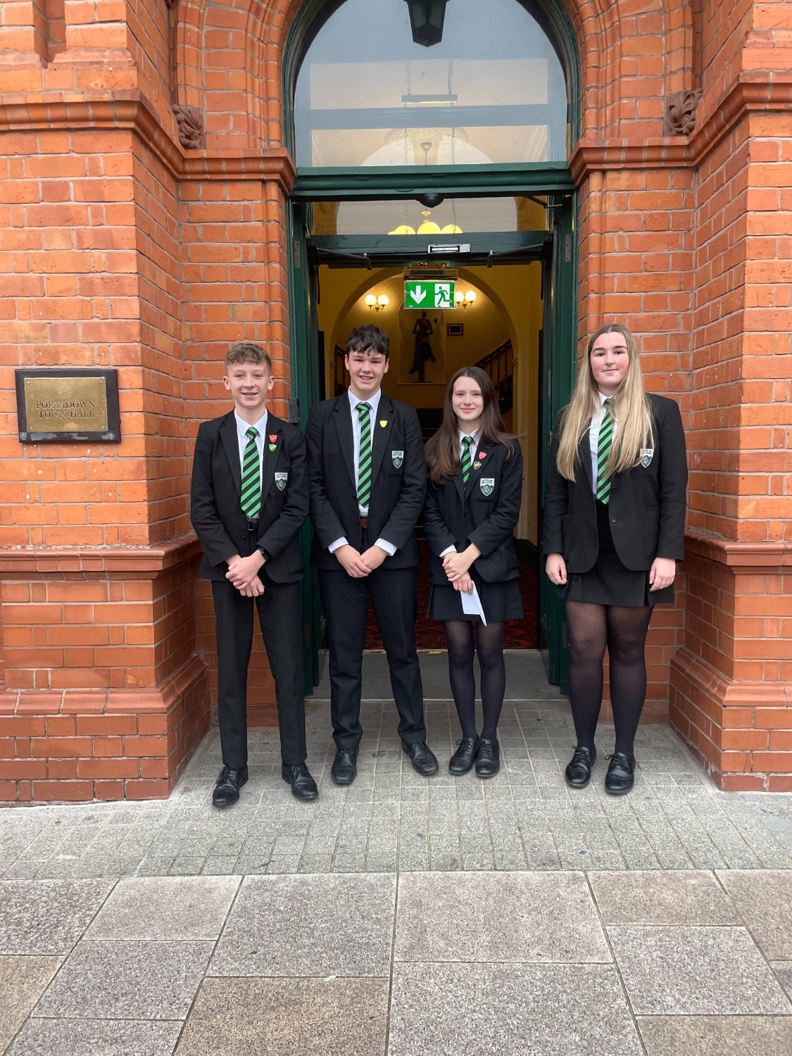 Head Prefect Team attend Democracy Week