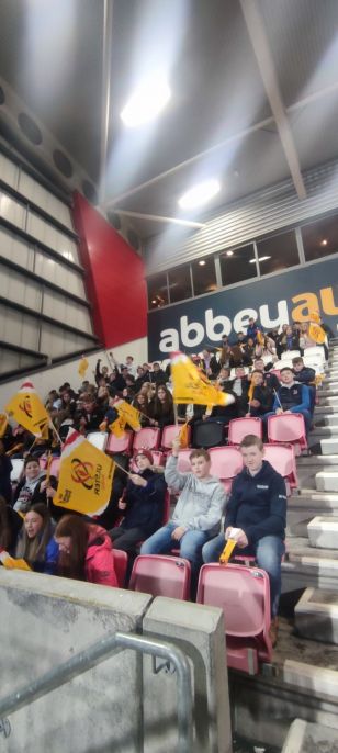 Rathfriland High pupils attend Kingspan Stadium